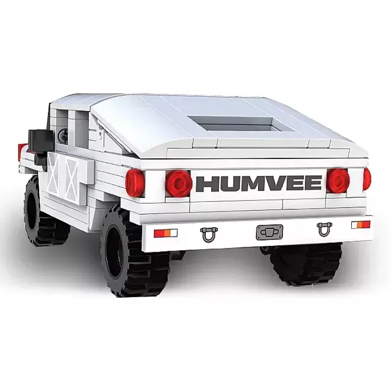 Jamara CaDA Humvee 402853 palikkasarja, 1:24, valkoinen