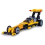 JAMARA CaDA Drag Racing 1:24 rakennuspalikkasarja, keltainen