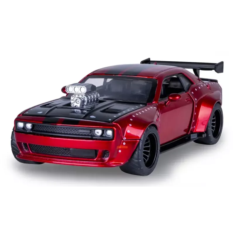 Jamara Dodge Challenger SRT Jailbreak 2in1 402614, 1:36, punainen