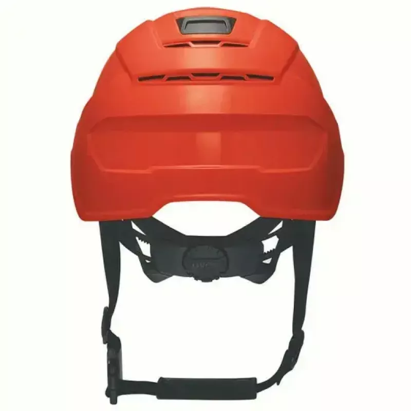 UVEX 9731333 turvakypärä — HDPE-muovi, punainen, säädettävä 51–65 cm