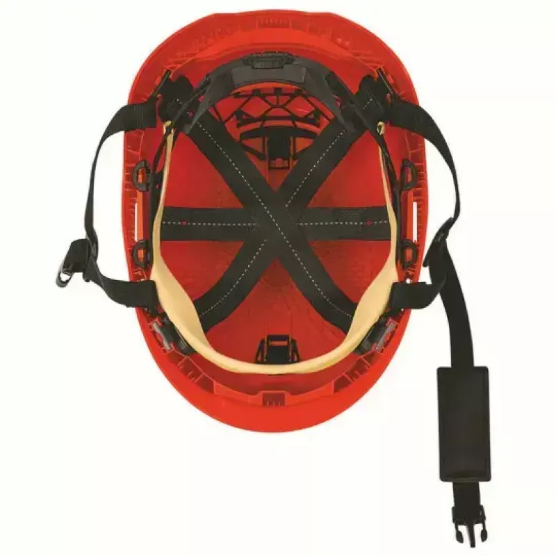 UVEX 9731333 turvakypärä — HDPE-muovi, punainen, säädettävä 51–65 cm