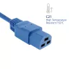 Virtajohto ACT C20–C21 IEC60320 sininen 1 m, 250 V, 16 A