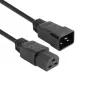 Virtajohto ACT C20–C21 IEC60320 musta 1 m, 250 V 16 A