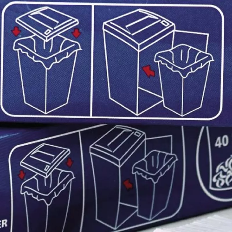 Rexel 40070 silppurin jätesäkit (100 kpl pakkaus)
