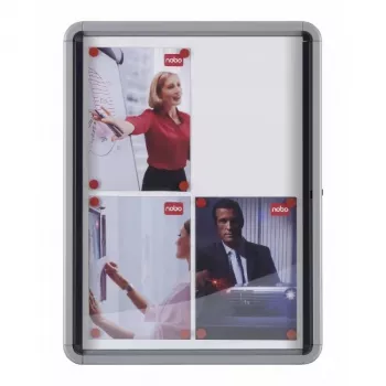 Nobo Premium Plus magneettisesti suljettava infotaulu saranaluukulla 6xA4