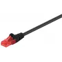 Verkkokaapeli Goobay 95255 musta 0,25 m Cat6 U/UTP