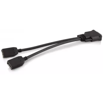 HP DMS-59 - Dual DisplayPort -sarja, DMS, 2 x DisplayPort, pistoke, liitäntä, musta, pistoke/liitäntä