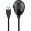USB 3.0 -jatkokaapeli Goobay 95918 musta