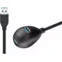 USB 3.0 -jatkokaapeli Goobay 95918 musta