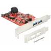 Liitäntäkortti DeLOCK 89389 sisäinen SATA USB 3.2 Gen 1
