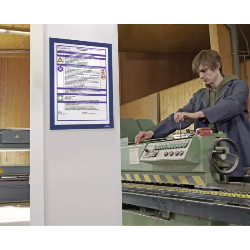 Magneettikehys A4 Durable DURAFRAME sininen