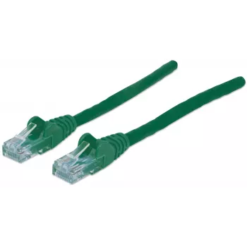 Intellinet verkkopatchkaapeli, Cat6, 20 m, vihreä, CCA, U/UTP, PVC, RJ45, kullatut kontaktit, ilman lukituskieltä, valettu, elinikäinen takuu