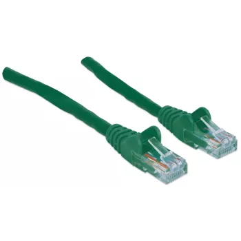 Intellinet verkkopatchkaapeli, Cat6, 20 m, vihreä, CCA, U/UTP, PVC, RJ45, kullatut kontaktit, ilman lukituskieltä, valettu, elinikäinen takuu