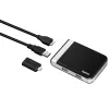 Hama 00054546 kortinlukija USB 3.2 Gen 1 (3.1 Gen 1) Type-A/Type-C musta, hopea