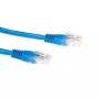 ACT sininen 2 metriä LSZH U/UTP CAT6 -patchkaapeli RJ45-liittimillä