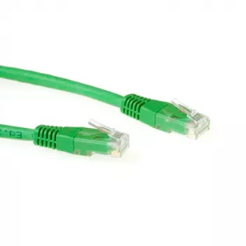 ACT vihreä 0,5 metriä LSZH U/UTP CAT6 -patchkaapeli RJ45-liittimillä
