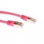 ACT punainen 2 metriä LSZH SFTP CAT6 -patchkaapeli RJ45-liittimillä