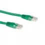 ACT vihreä 0,25 metrin U/UTP CAT6 -verkkokaapeli RJ45-liittimillä