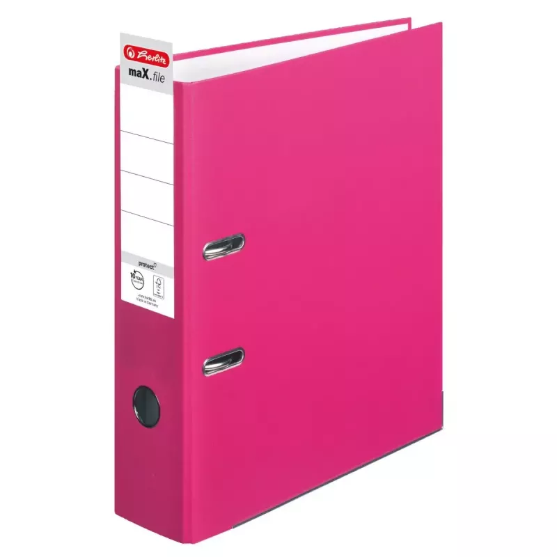 Rengaskansio A4 Herlitz maX.file pinkki