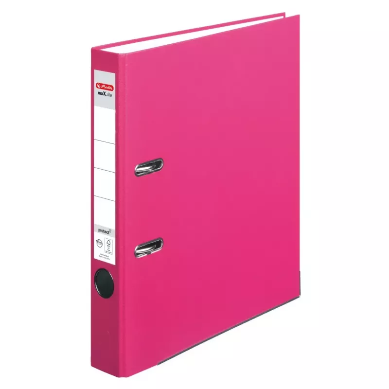Rengaskansio A4 Herlitz maX.file pinkki