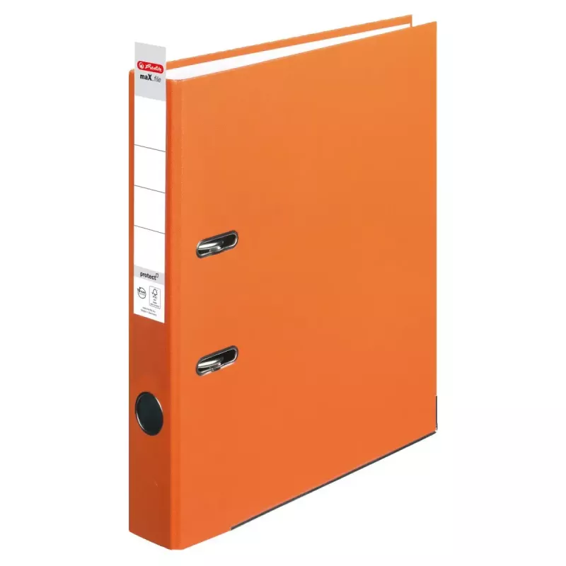 Herlitz maX.file rengaskansio A4 oranssi polypropyleeni FSC