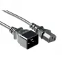 ACT Powercord virtajohto C13 - C20 musta 2 m