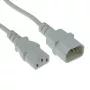 Virtajohto ACT Powercord C13 - C14 valkoinen 1,2 m