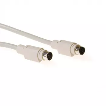 8-pin Mini-DIN pistoke - 8-pin Mini-DIN pistoke -kaapeli ACT AK5849 1,8 m