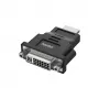 Hama 00200339 adapteri HDMI tyyppi A (Standard) DVI-I musta