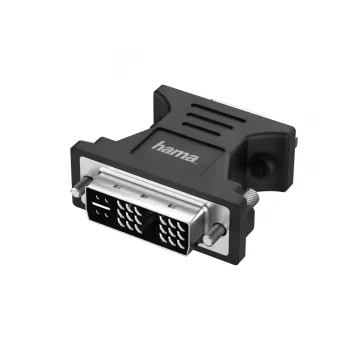 Hama 00200340 kaapeliadapteri DVI-I VGA (D-Sub) musta
