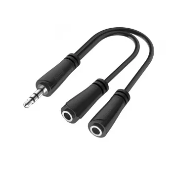 Hama 00200349 audiokaapeli 0,15 m 3,5 mm 2 x 3,5 mm musta
