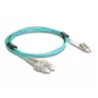 DeLOCK kuituoptinen kaapeli LC duplex – SC duplex OM3 2 m
