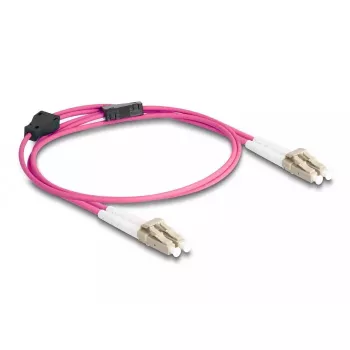 DeLOCK kuituoptinen kaapeli LC-duplex – LC-duplex OM4 1 m