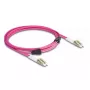 DeLOCK kuituoptinen kaapeli LC duplex – LC duplex OM4 3 m