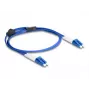 DeLOCK kuituoptinen kaapeli LC duplex – LC duplex OS2 1 m