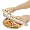 Westmark Pro pizzaleikkuri, ruostumaton teräs, puinen kahva, hopea/ruskea