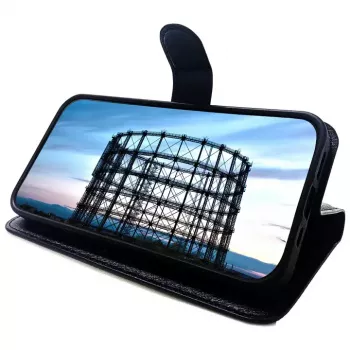 Folio Case JT BERLIN Schöneberg iPhone 14 15,5 cm musta
