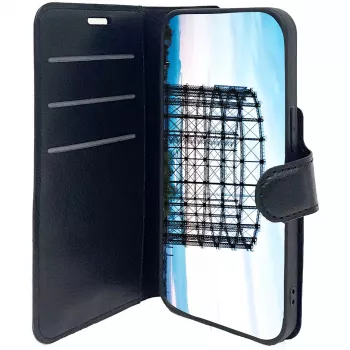 Folio Case JT BERLIN Schöneberg iPhone 14 15,5 cm musta