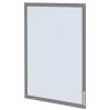 Taulun kehys Franken AR15132 hopea A3 470x10x650mm 2 kpl