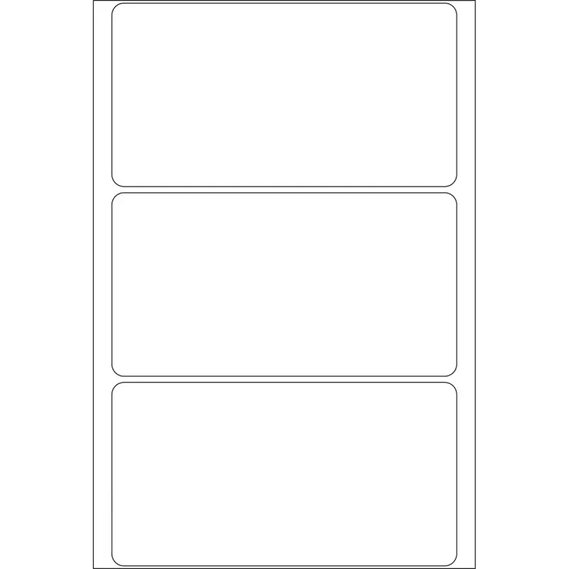 Yleismerkit HERMA 52x100 mm valkoinen paperi matta käsinmerkintä 96 kpl