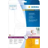 HERMA 5079 Special CD/DVD-tarrat, Ø 166 mm, pysyvä kiinnitys, himmeä, läpinäkymätön, valkoinen paperi, 50 kpl (25 arkkia x 2)