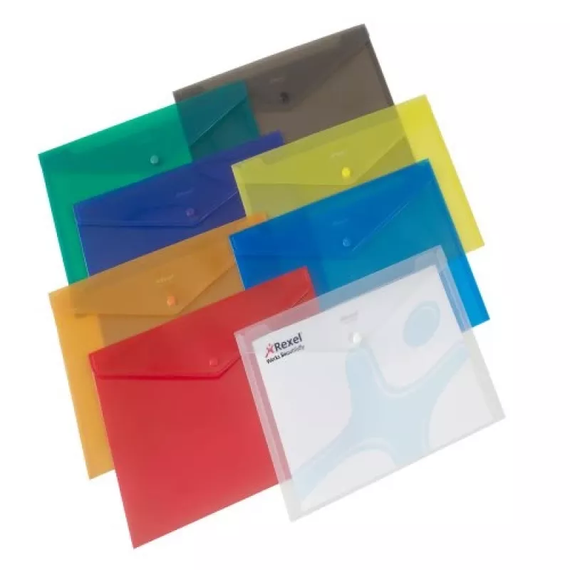 Rexel Popper Wallet A4 sekalainen, A4, polypropeeni (PP), monivärinen, 150 arkkia, 335 mm, 235 mm