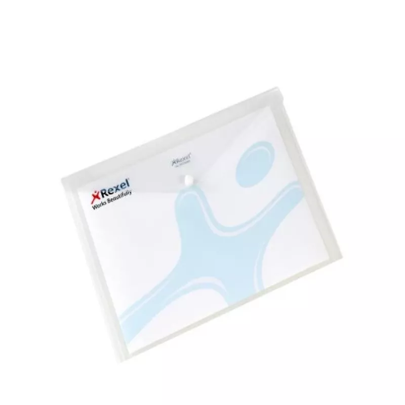Rexel 16129WH A4 asiakirjakansio, polypropeeni (PP), 5 kpl pakkaus, valkoinen