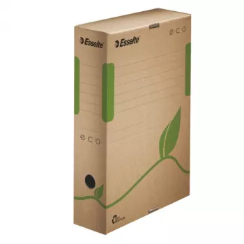 Esselte Eco 623916 arkistolaatikko, A4, 80 mm, ruskea, 100 % kierrätettyä pahvia, 80 x 327 x 233 mm, 25 kpl