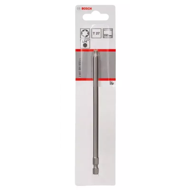 Bosch 2607001672 Torx-ruuvauskärki T27, erittäin kova, E 6,3, 1 kpl