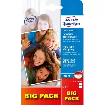 Valokuvapaperi Avery Classic Inkjet 10x15cm 180g
