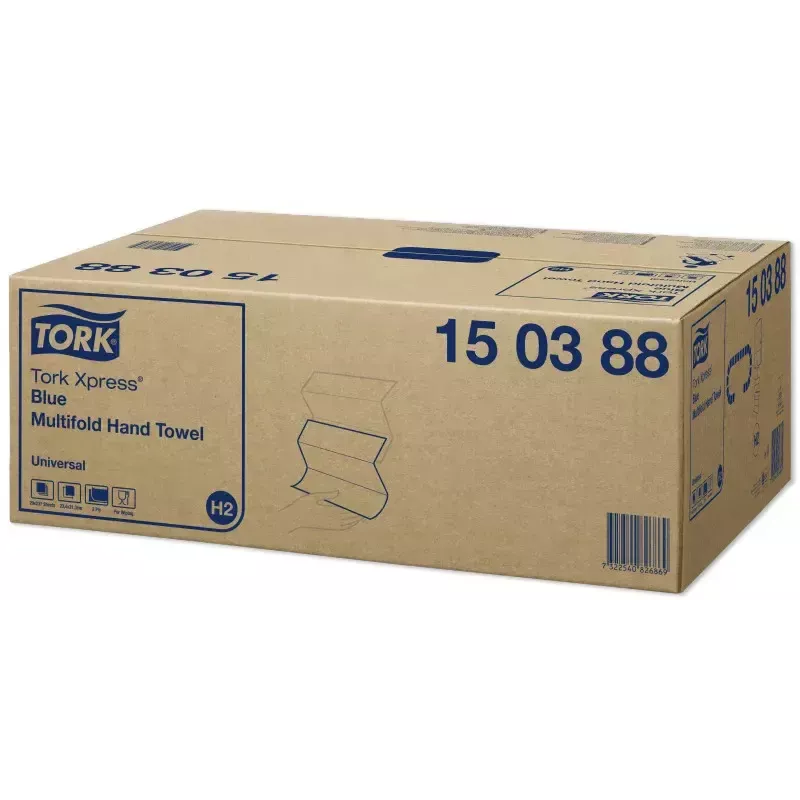 Tork 150388 237 arkkia käsipyyhepaperit sininen