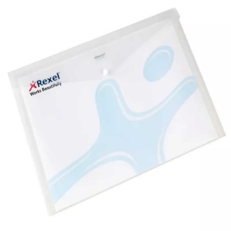 Rexel Active -kansio A3 valkoinen (5), A3, polypropeeni (PP), läpikuultava, valkoinen, 0,15 mm, 458 mm, 323 mm