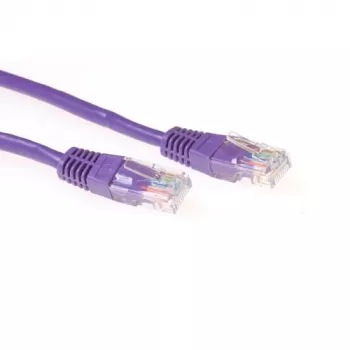 ACT violetti 7 metrin U/UTP CAT5E verkkokaapeli RJ45-liittimillä