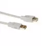USB 2.0 A-uros – USB A-naaras norsunluu 5,00 m, ACT, SB2205